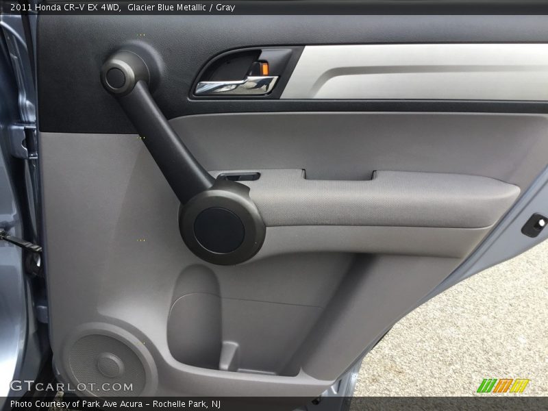 Glacier Blue Metallic / Gray 2011 Honda CR-V EX 4WD