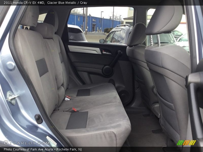 Glacier Blue Metallic / Gray 2011 Honda CR-V EX 4WD
