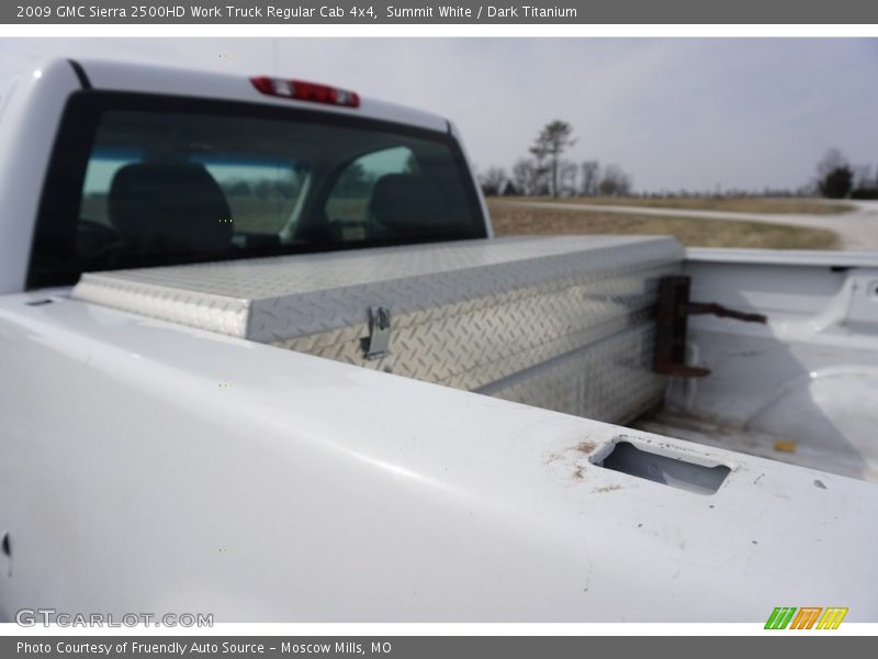 Summit White / Dark Titanium 2009 GMC Sierra 2500HD Work Truck Regular Cab 4x4
