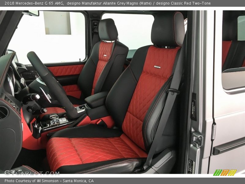 Front Seat of 2018 G 65 AMG