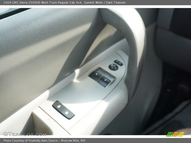 Summit White / Dark Titanium 2009 GMC Sierra 2500HD Work Truck Regular Cab 4x4