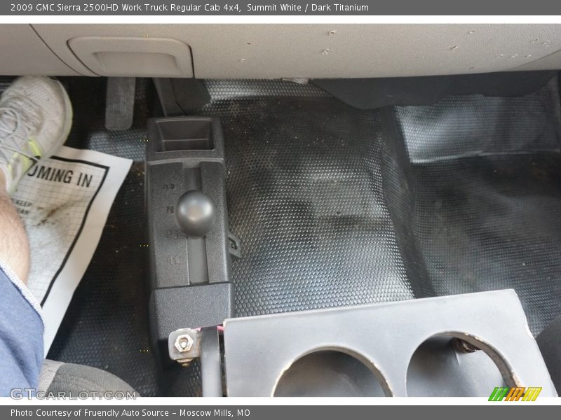 Summit White / Dark Titanium 2009 GMC Sierra 2500HD Work Truck Regular Cab 4x4