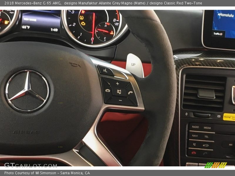 Controls of 2018 G 65 AMG