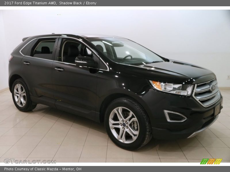Shadow Black / Ebony 2017 Ford Edge Titanium AWD