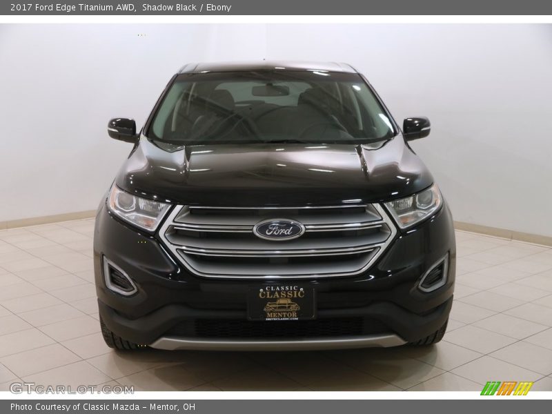 Shadow Black / Ebony 2017 Ford Edge Titanium AWD