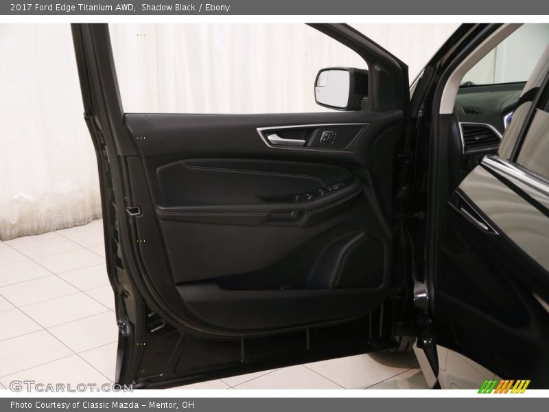 Shadow Black / Ebony 2017 Ford Edge Titanium AWD