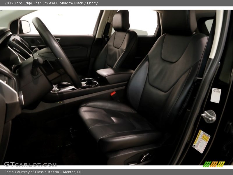 Shadow Black / Ebony 2017 Ford Edge Titanium AWD