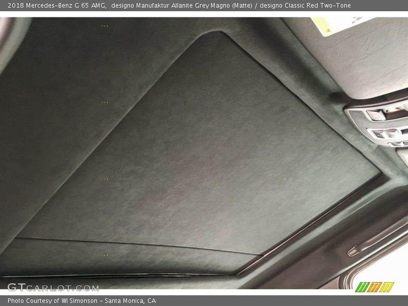 Sunroof of 2018 G 65 AMG