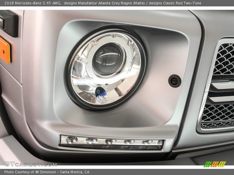 designo Manufaktur Allanite Grey Magno (Matte) / designo Classic Red Two-Tone 2018 Mercedes-Benz G 65 AMG