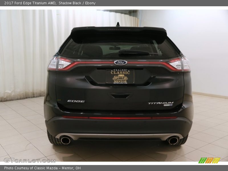 Shadow Black / Ebony 2017 Ford Edge Titanium AWD