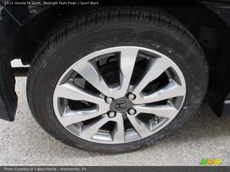 Midnight Plum Pearl / Sport Black 2013 Honda Fit Sport