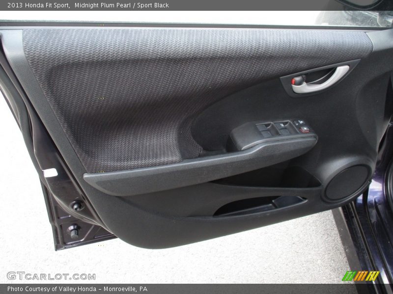 Midnight Plum Pearl / Sport Black 2013 Honda Fit Sport
