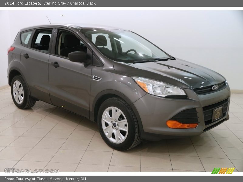 Sterling Gray / Charcoal Black 2014 Ford Escape S