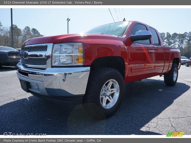 Victory Red / Ebony 2013 Chevrolet Silverado 1500 LT Extended Cab