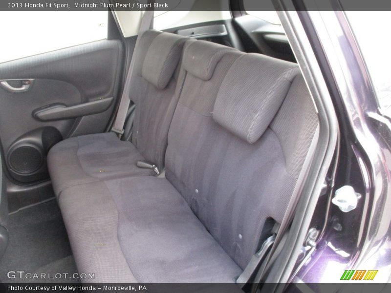 Midnight Plum Pearl / Sport Black 2013 Honda Fit Sport