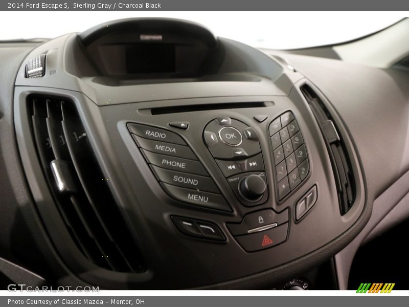 Sterling Gray / Charcoal Black 2014 Ford Escape S