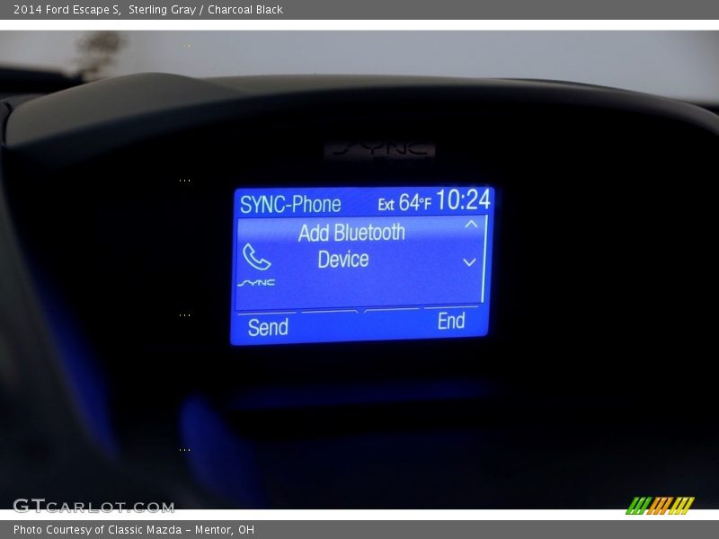 Sterling Gray / Charcoal Black 2014 Ford Escape S