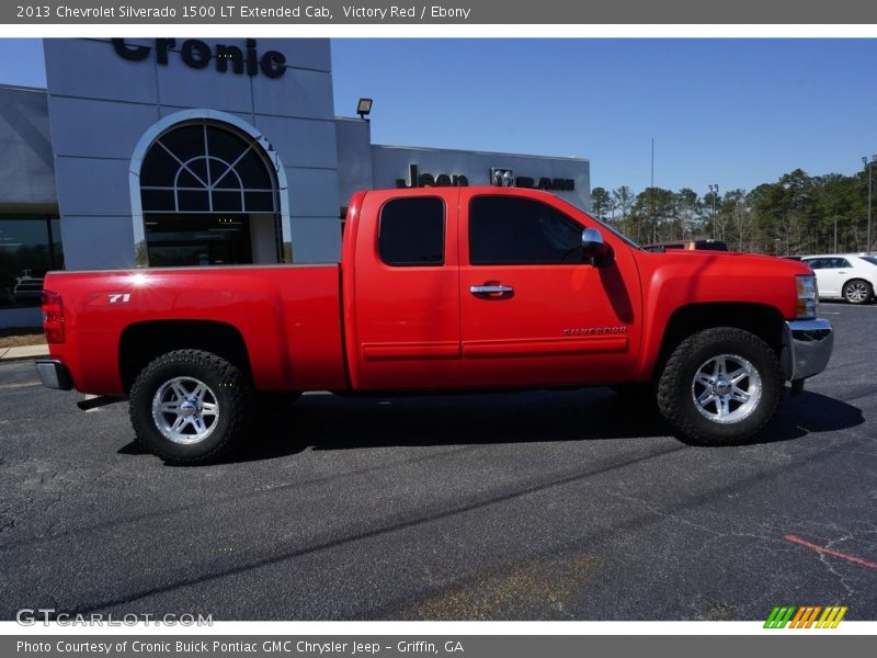 Victory Red / Ebony 2013 Chevrolet Silverado 1500 LT Extended Cab