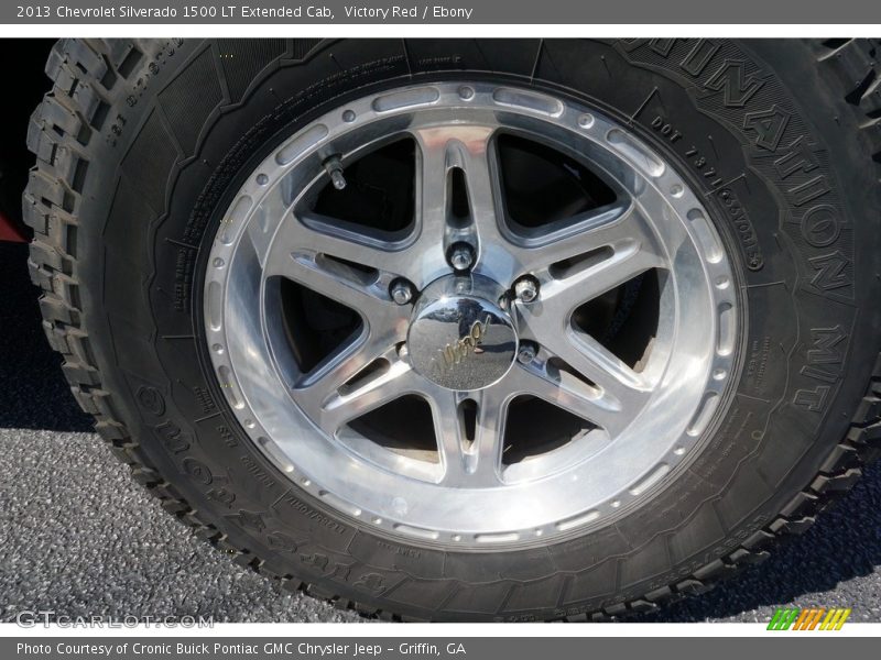 Victory Red / Ebony 2013 Chevrolet Silverado 1500 LT Extended Cab