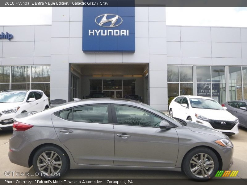 Galactic Gray / Gray 2018 Hyundai Elantra Value Edition
