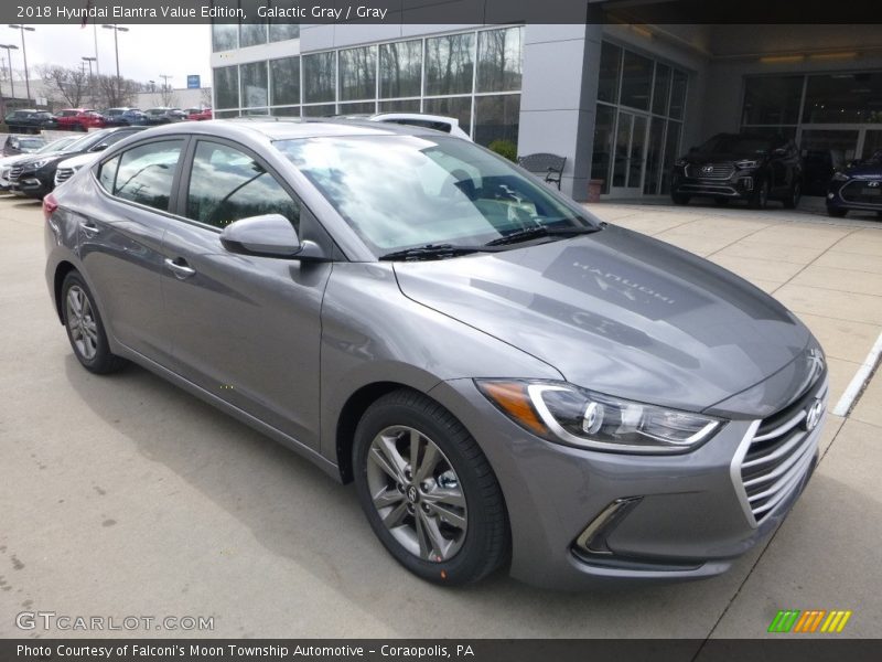 Galactic Gray / Gray 2018 Hyundai Elantra Value Edition