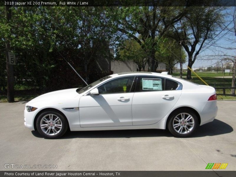 Fuji White / Latte 2018 Jaguar XE 20d Premium