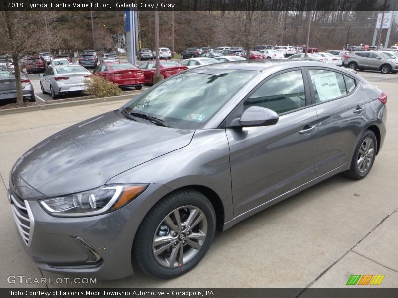 Galactic Gray / Gray 2018 Hyundai Elantra Value Edition