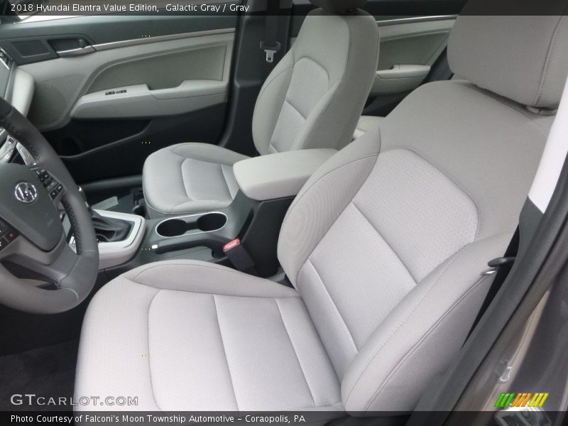 Galactic Gray / Gray 2018 Hyundai Elantra Value Edition