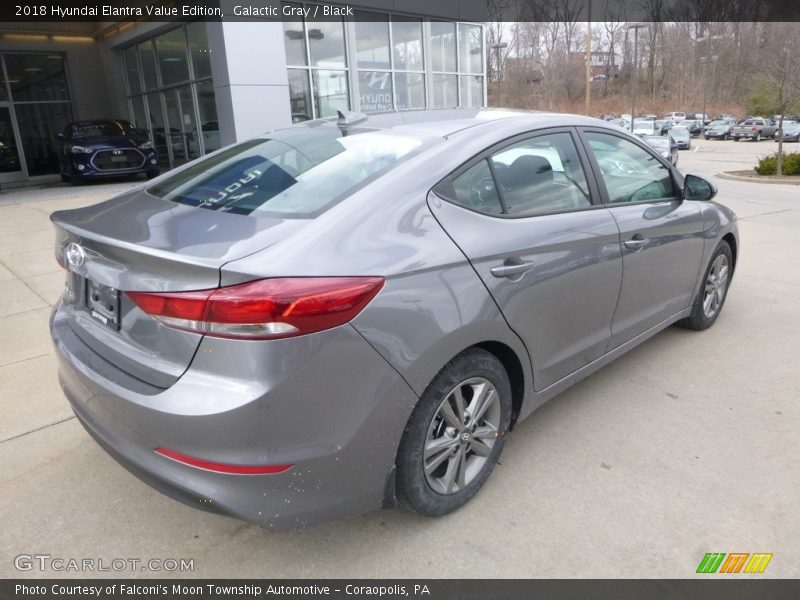 Galactic Gray / Black 2018 Hyundai Elantra Value Edition