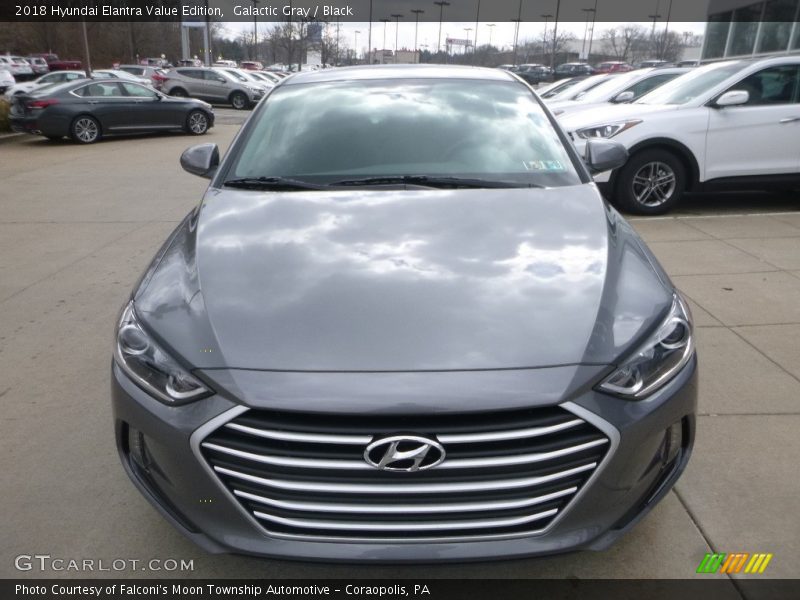 Galactic Gray / Black 2018 Hyundai Elantra Value Edition
