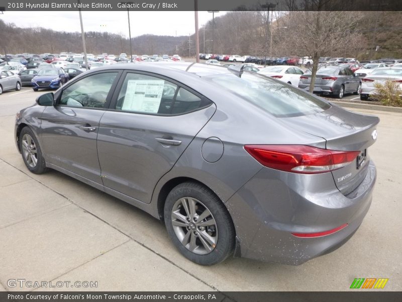 Galactic Gray / Black 2018 Hyundai Elantra Value Edition