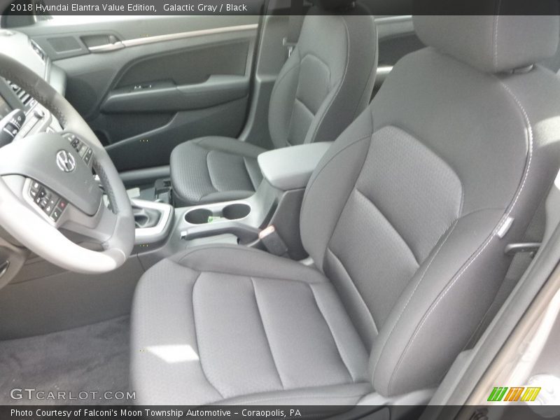 Galactic Gray / Black 2018 Hyundai Elantra Value Edition