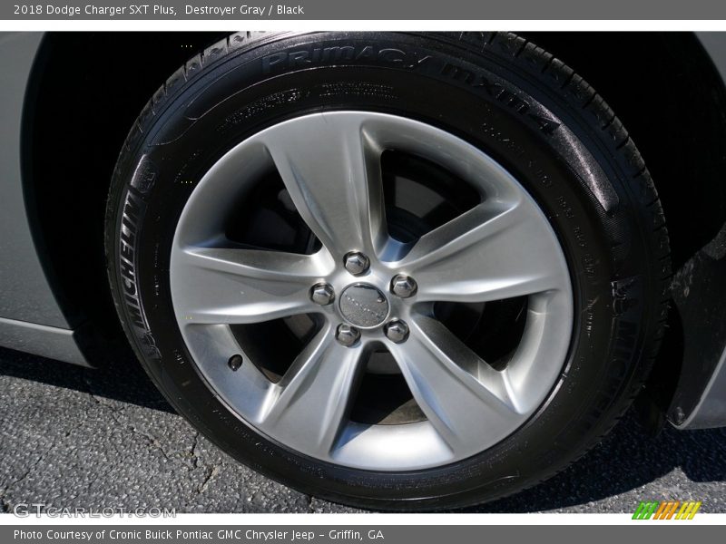 Destroyer Gray / Black 2018 Dodge Charger SXT Plus