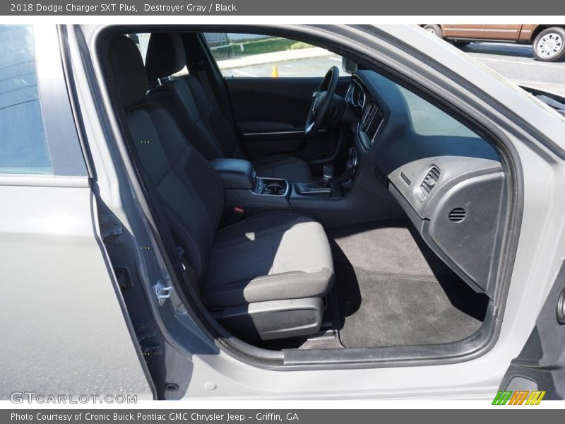 Destroyer Gray / Black 2018 Dodge Charger SXT Plus