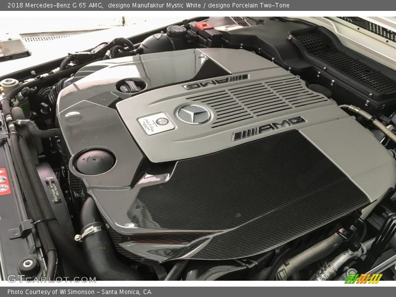  2018 G 65 AMG Engine - 6.0 Liter AMG biturbo SOHC 36-Valve V12