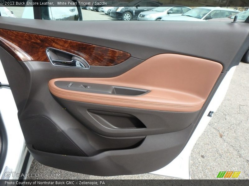 White Pearl Tricoat / Saddle 2013 Buick Encore Leather
