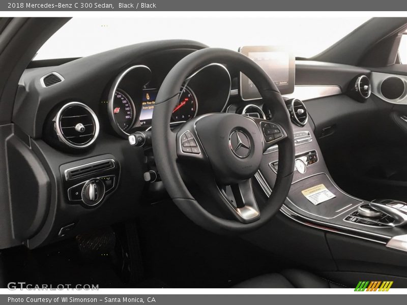 Black / Black 2018 Mercedes-Benz C 300 Sedan