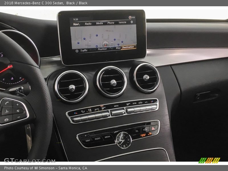 Black / Black 2018 Mercedes-Benz C 300 Sedan