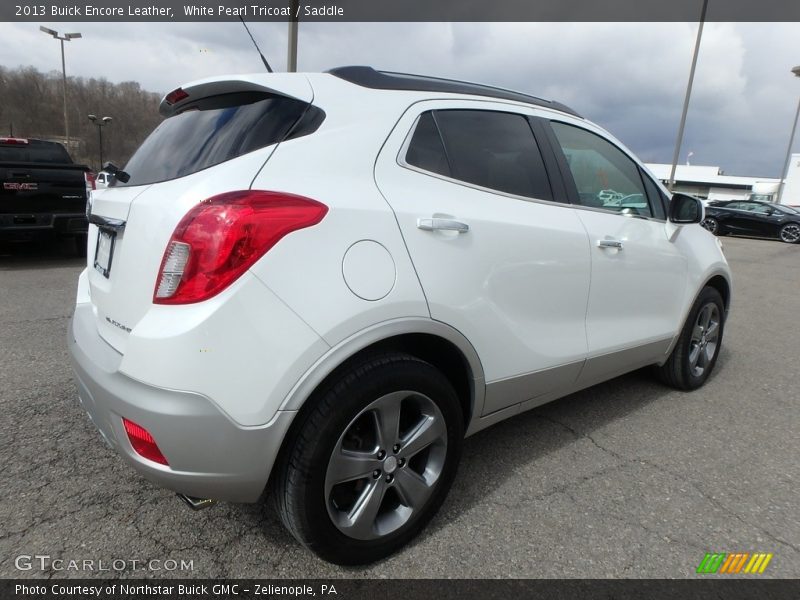 White Pearl Tricoat / Saddle 2013 Buick Encore Leather
