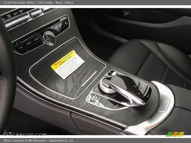 Black / Black 2018 Mercedes-Benz C 300 Sedan