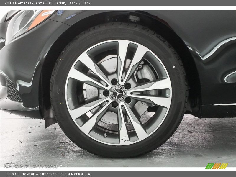 Black / Black 2018 Mercedes-Benz C 300 Sedan