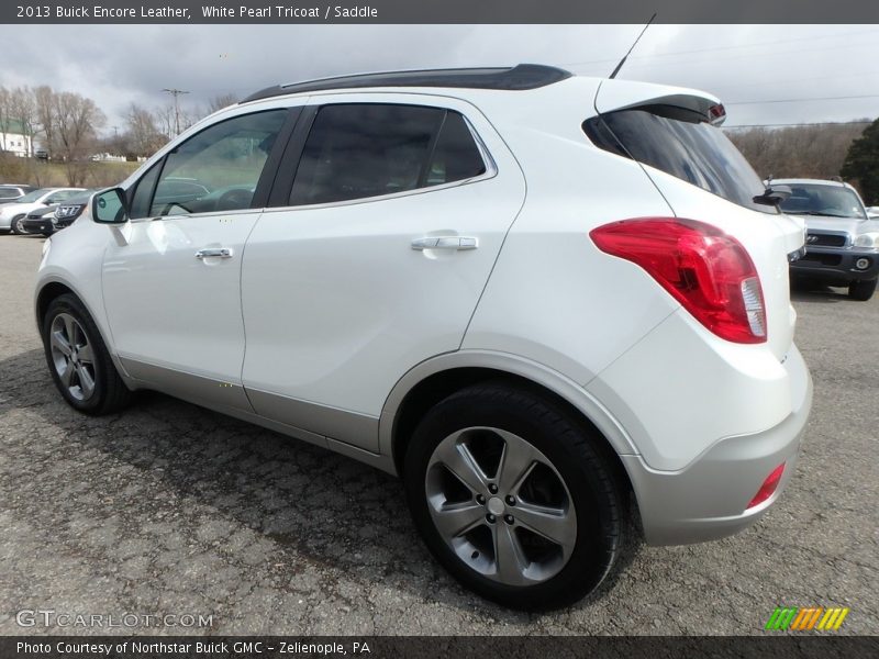 White Pearl Tricoat / Saddle 2013 Buick Encore Leather