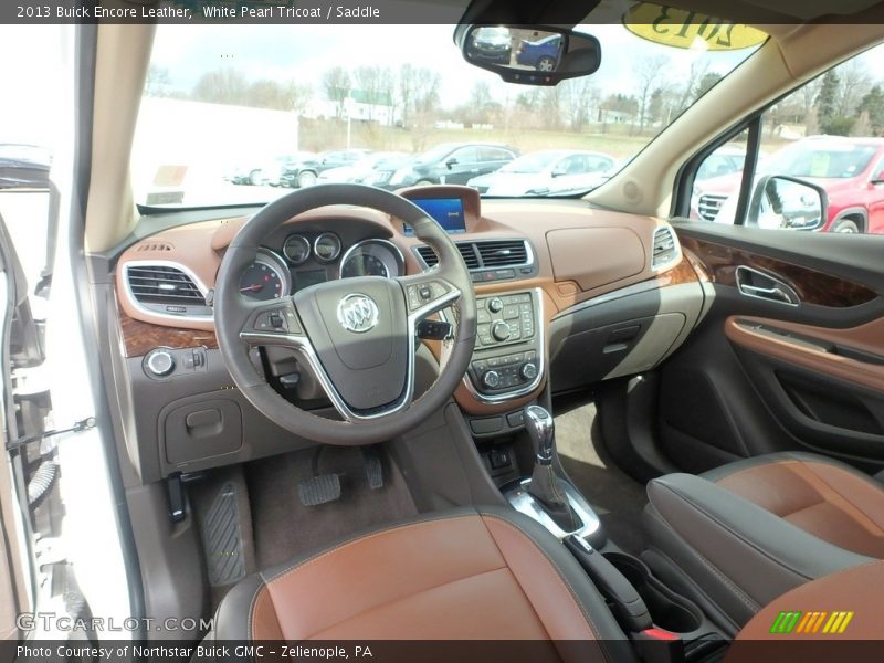 White Pearl Tricoat / Saddle 2013 Buick Encore Leather