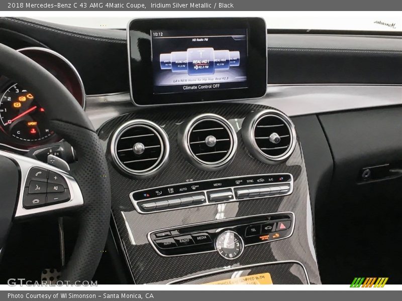 Iridium Silver Metallic / Black 2018 Mercedes-Benz C 43 AMG 4Matic Coupe