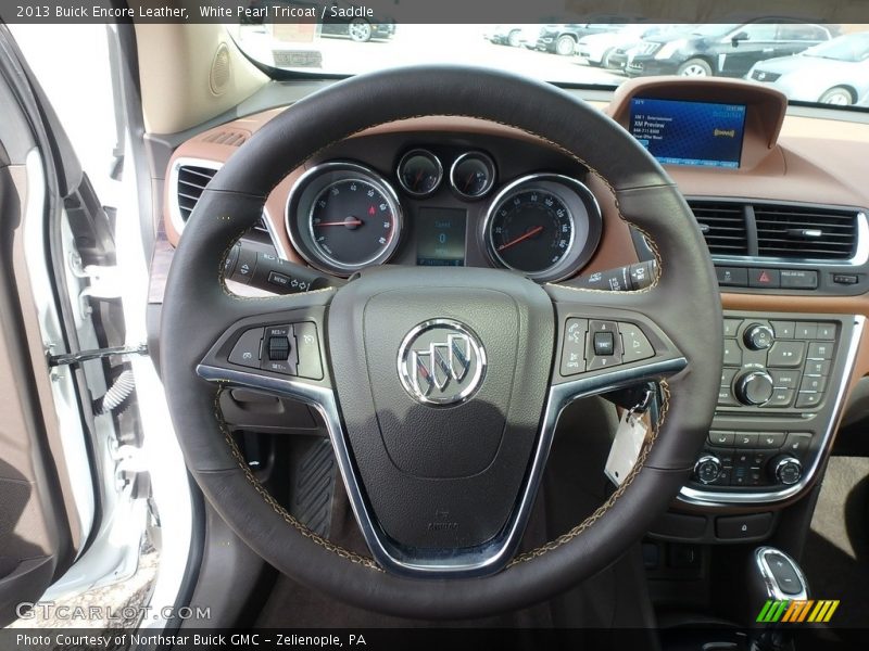 White Pearl Tricoat / Saddle 2013 Buick Encore Leather