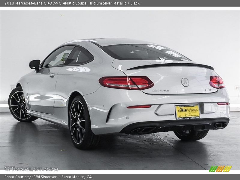 Iridium Silver Metallic / Black 2018 Mercedes-Benz C 43 AMG 4Matic Coupe