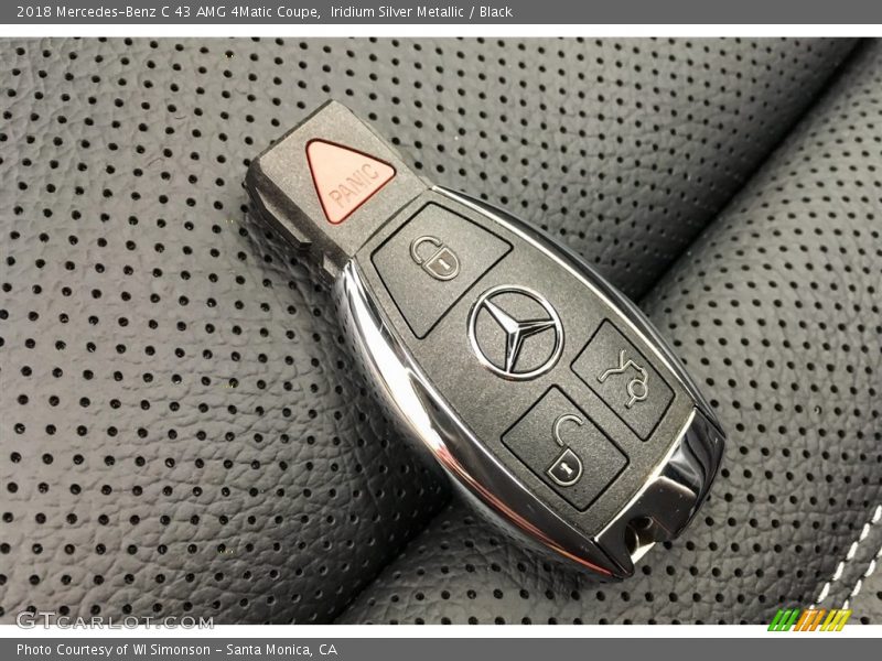 Iridium Silver Metallic / Black 2018 Mercedes-Benz C 43 AMG 4Matic Coupe