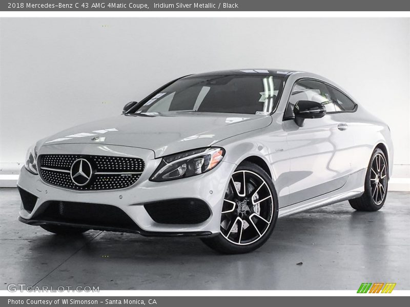 Iridium Silver Metallic / Black 2018 Mercedes-Benz C 43 AMG 4Matic Coupe