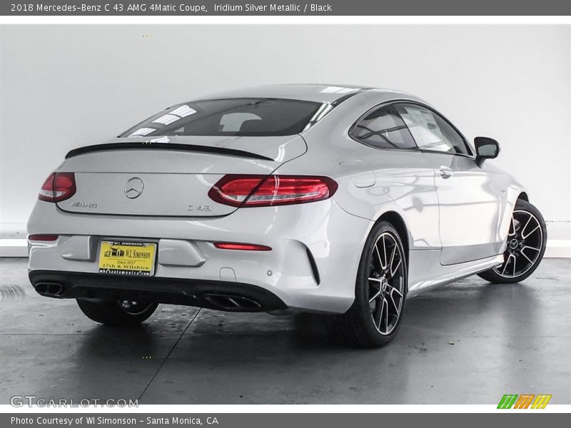 Iridium Silver Metallic / Black 2018 Mercedes-Benz C 43 AMG 4Matic Coupe