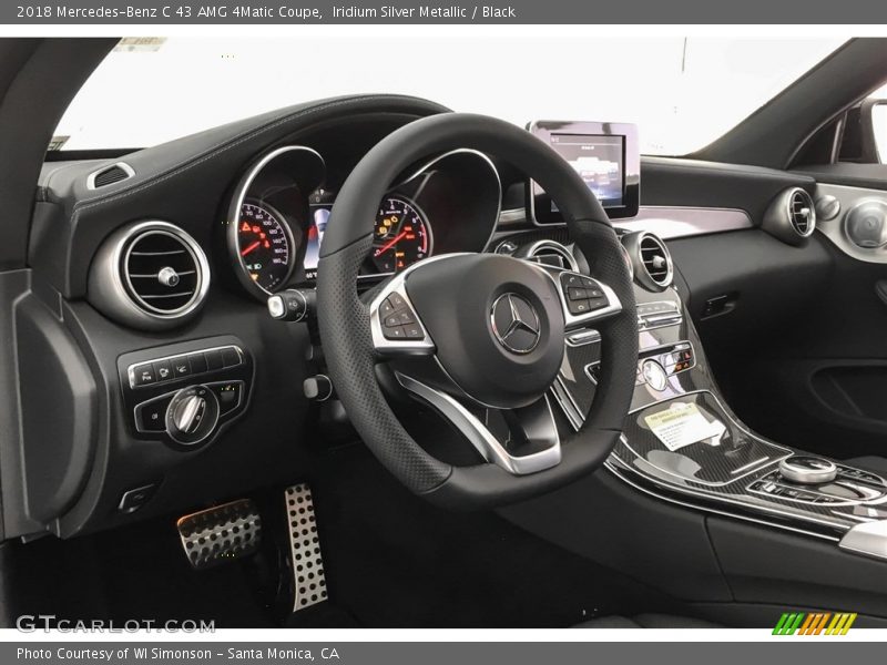 Iridium Silver Metallic / Black 2018 Mercedes-Benz C 43 AMG 4Matic Coupe